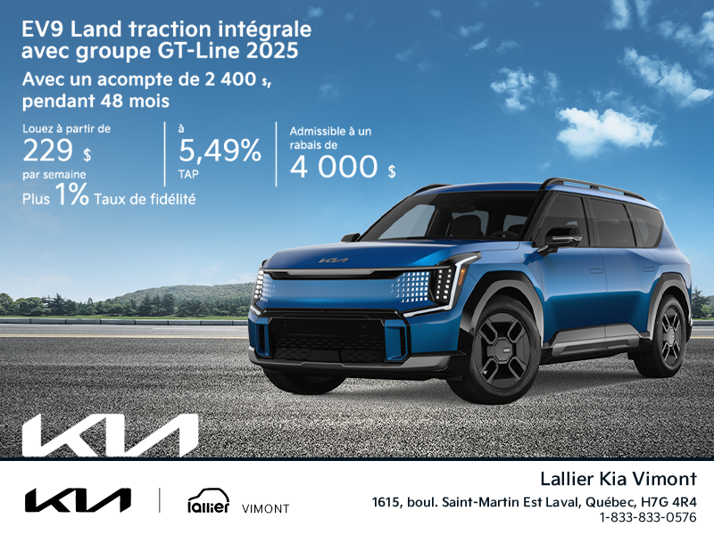 La Kia EV9 2025!