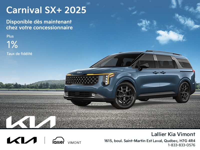 Le Kia Carnival 2025!