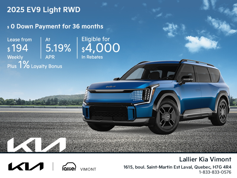 Get the 2025 Kia EV9!