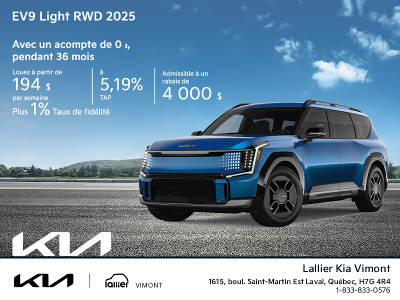La Kia EV9 2025!