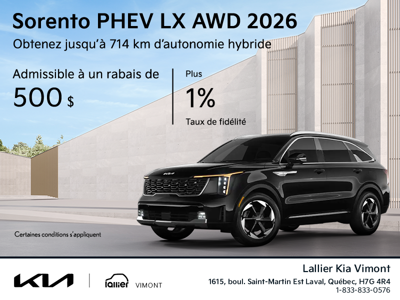 Le Kia Sorento 2026!