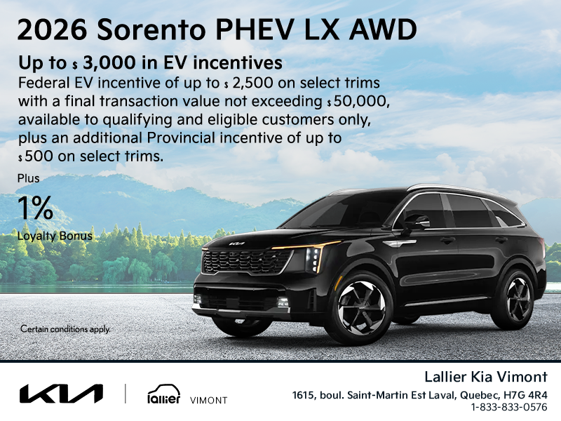 Kia 2026 Sorento PHEV