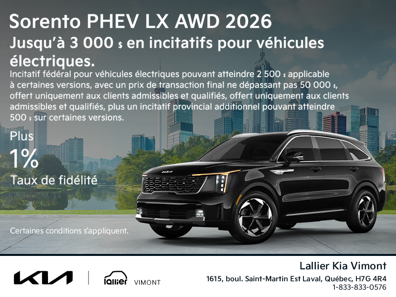 Kia Sorento PHEV 2026 