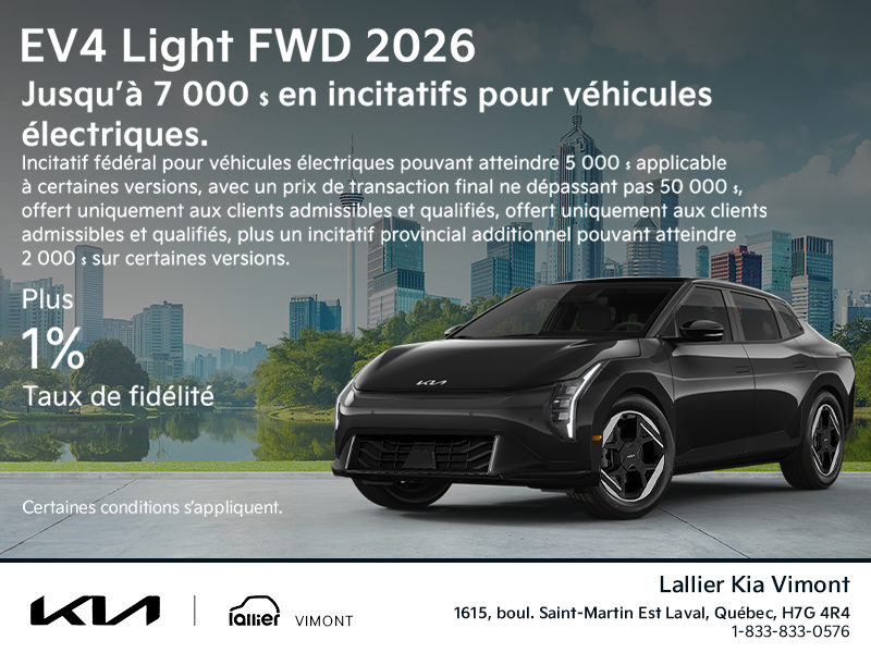La Kia EV4 2026!