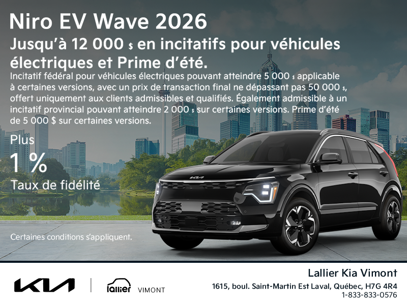 Kia Niro EV Wave 2026
