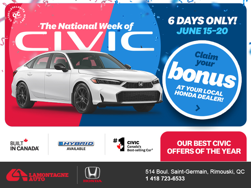 Honda Monthly Event!