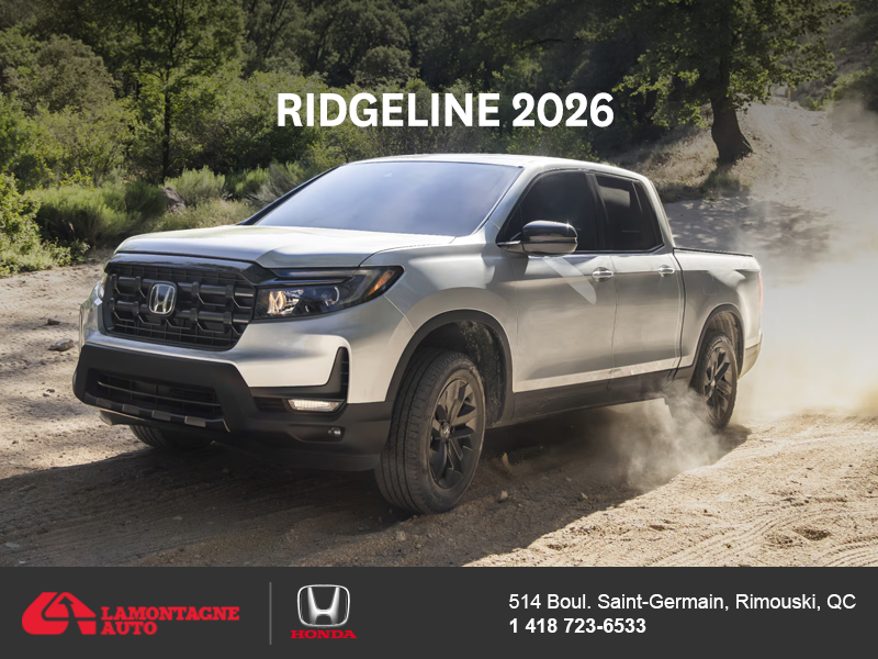 Honda Ridgeline 2026