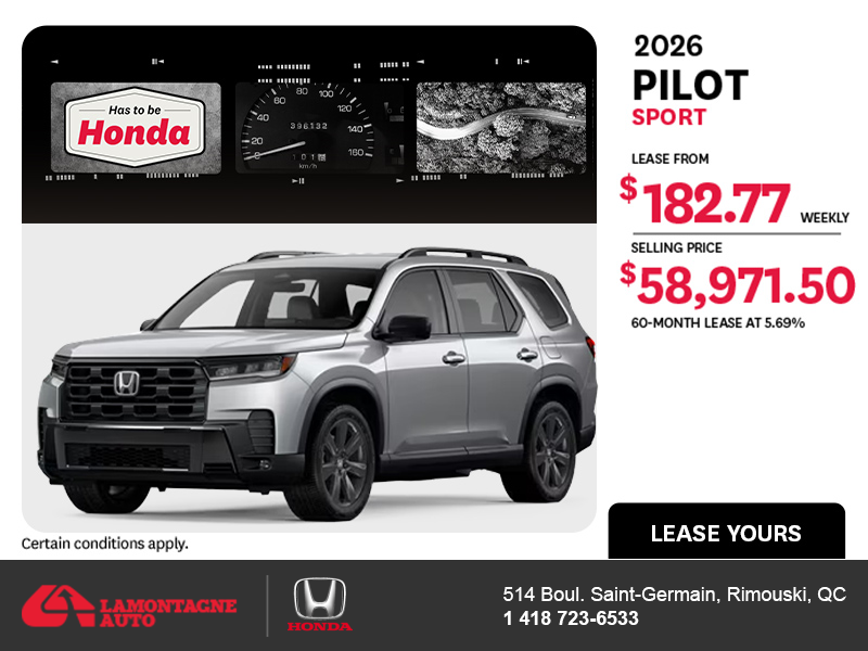 2026 Honda Pilot