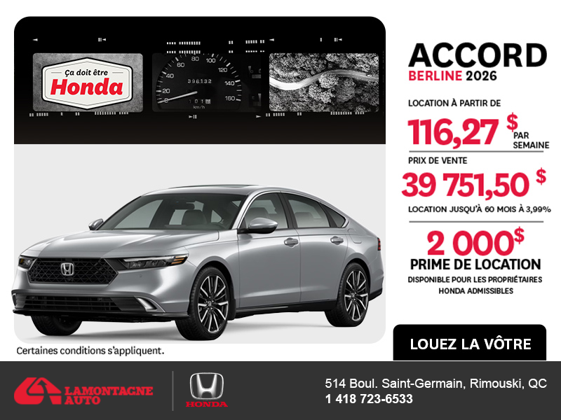 Honda Accord 2026