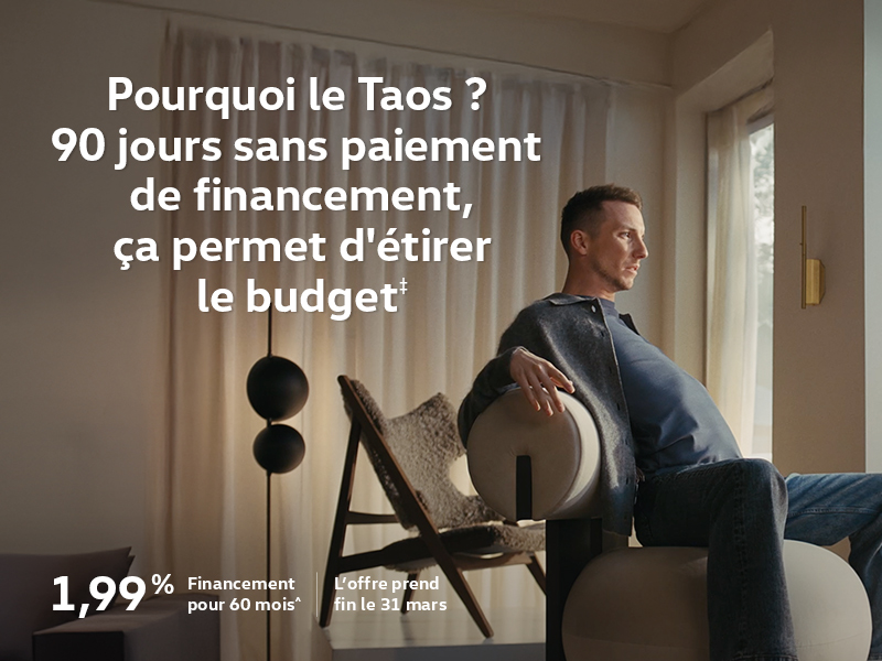 Procurez-vous le Volkswagen Taos 2026