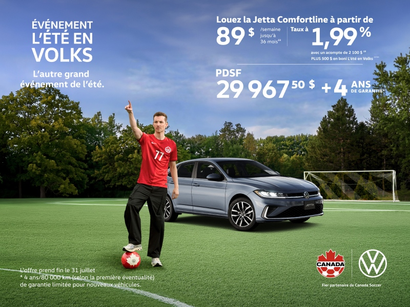 Procurez-vous la Volkswagen Jetta 2026