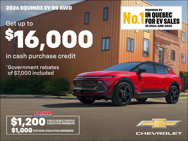 Get the 2026 Chevrolet Equinox EV