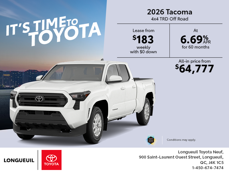 2026 Toyota Tacoma