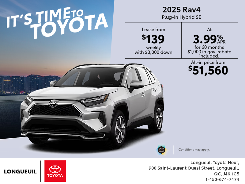 2025 Toyota RAV4 Plug-In Hybrid