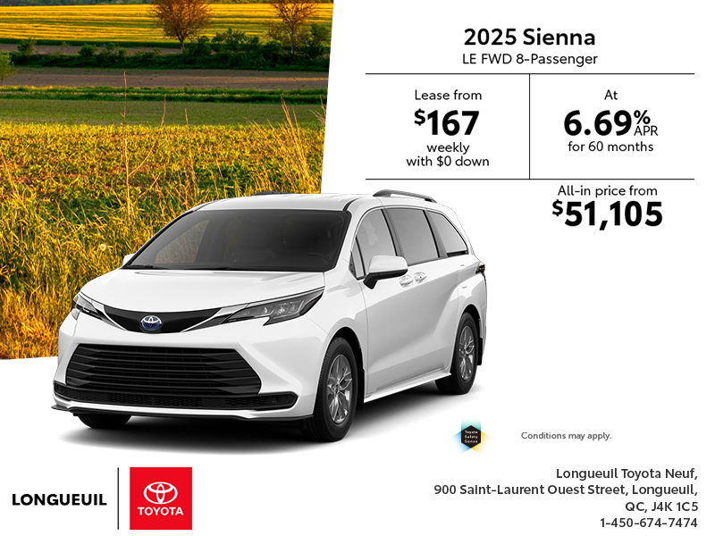 2025 Toyota Sienna Hybrid