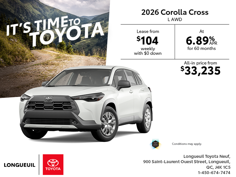 2026 Toyota Corolla Cross