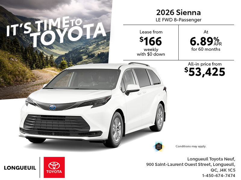 2026 Toyota Sienna Hybrid