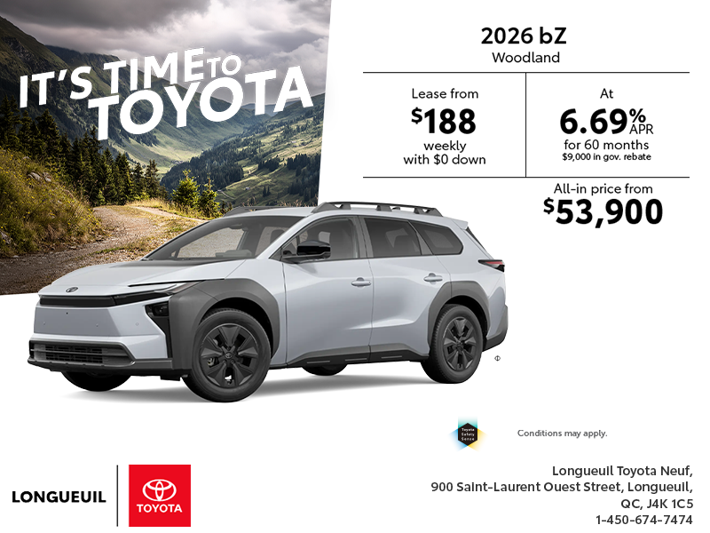 2026 Toyota bZ Woodland