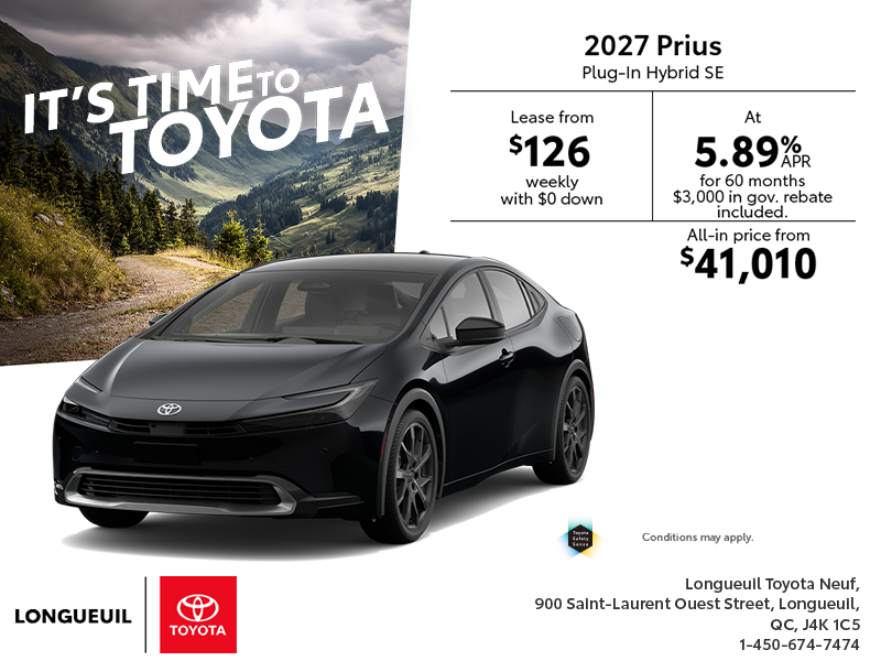 2027 Toyota Prius Plug-In Hybrid
