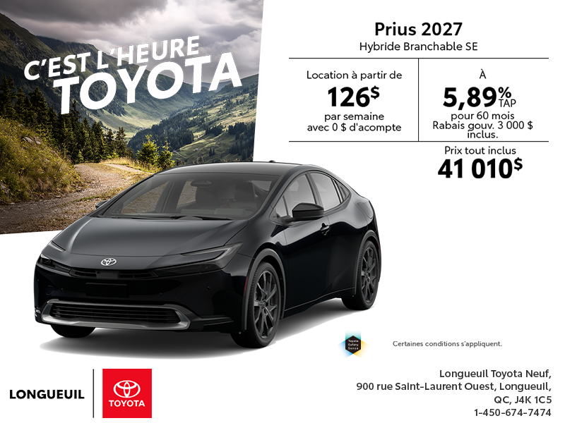 Toyota Prius Plug-In Hybrid 2027