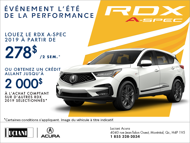 Acura RDX 2019