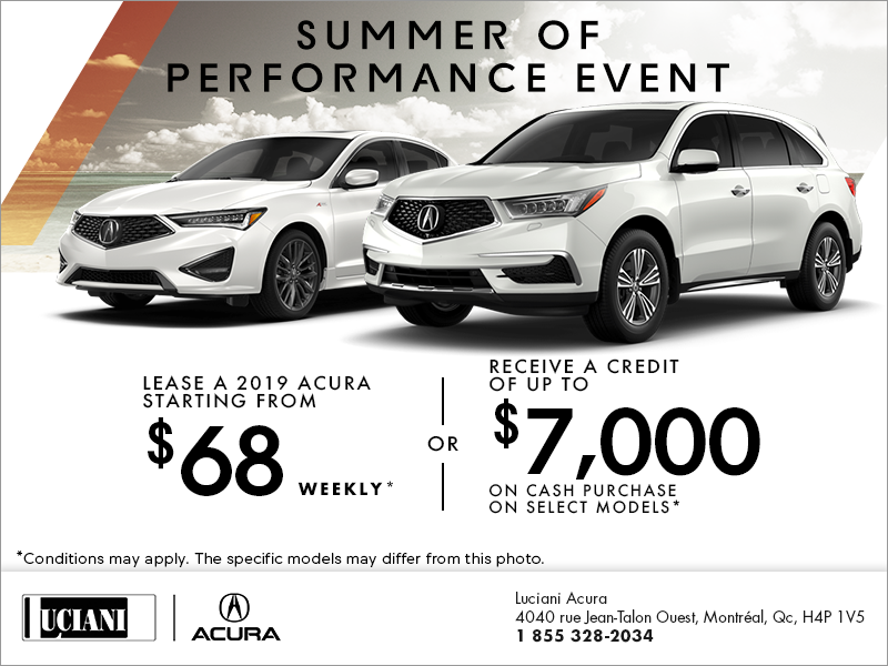 The Acura Summer of Performance Event