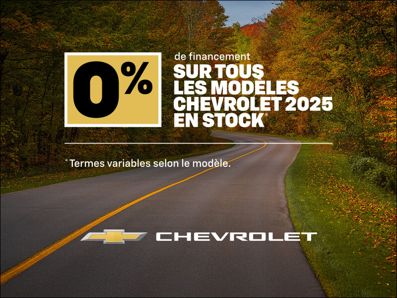L'événement du mois Chevrolet