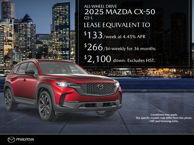 Get the 2025 Mazda CX-50 