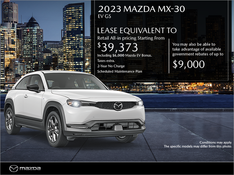 Get the 2023 Mazda MX-30 today!