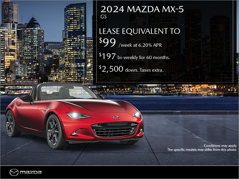 Get the 2024 Mazda MX-5 today!