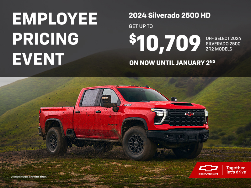 Get the 2024 Chevrolet Silverado 2500 HD