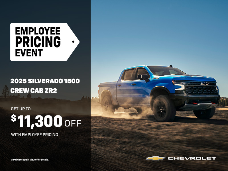 Get the 2025 Silverado 1500 Crew Cab