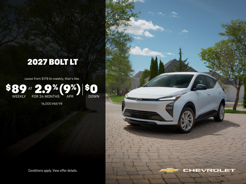 Get the 2027 Chevrolet Bolt LT