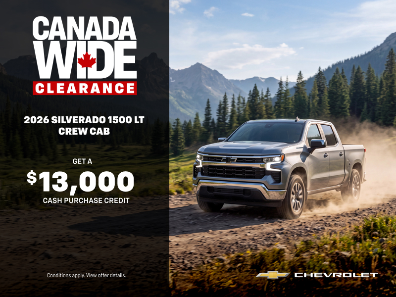 Get the 2026 Silverado 1500 LT