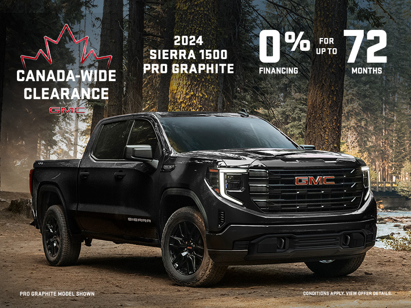 The 2024 GMC Sierra Pro Graphite