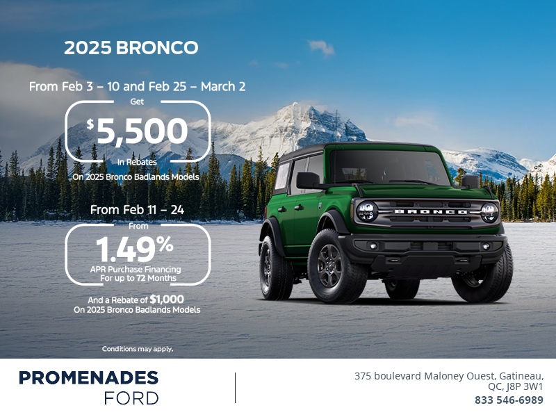 2025 Ford Bronco