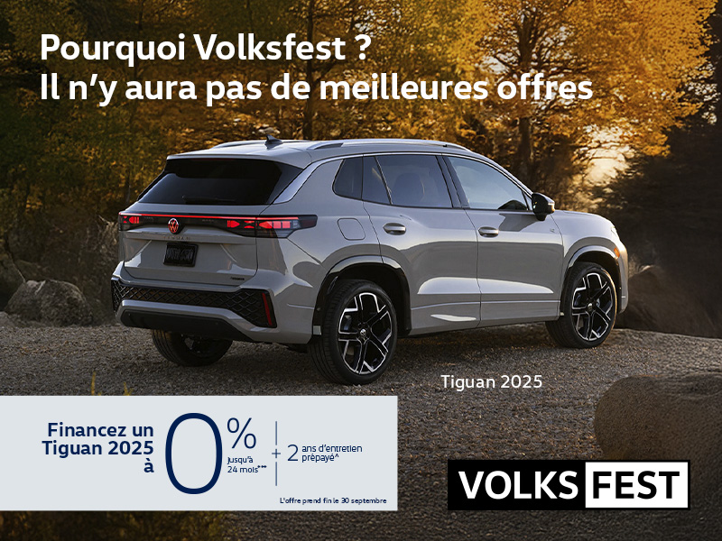 Procurez-vous le Volkswagen Tiguan 2025