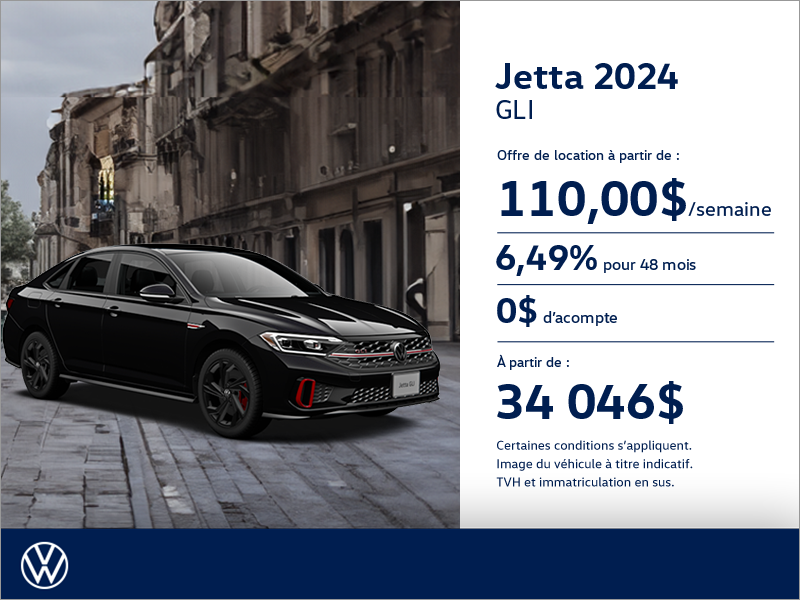 Procurez-vous la Volkswagen Jetta Gli 2024