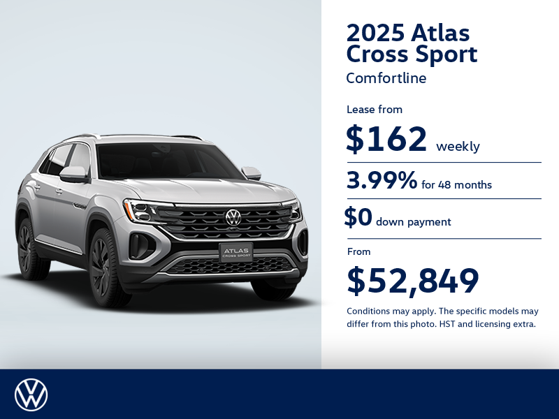 Get the 2025 Volkswagen Atlas Cross Sport