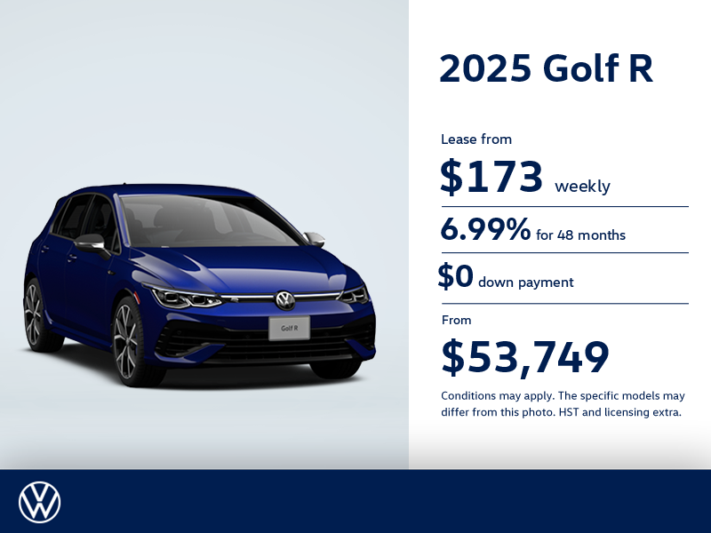 Get the 2025 Volkswagen Golf R