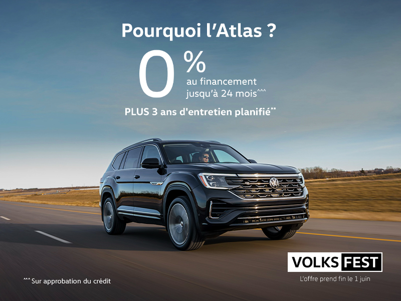 Procurez-vous le Volkswagen Atlas 2026