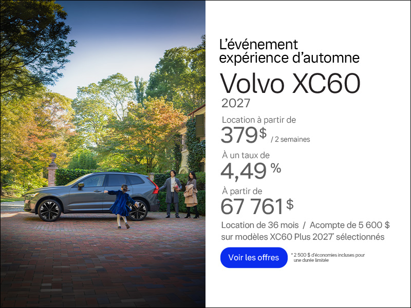 Le Volvo XC60 2027