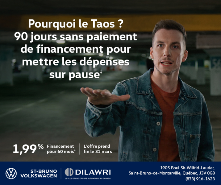 Procurez-vous le Volkswagen Taos 2026
