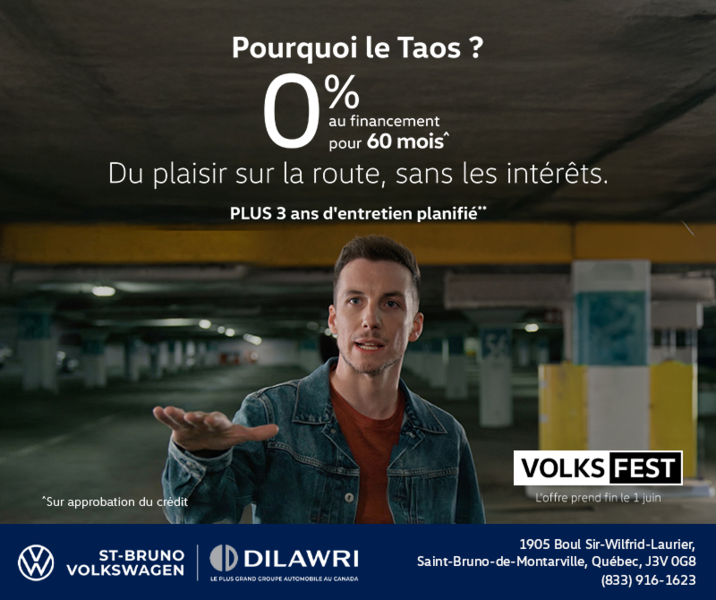 Procurez-vous le Volkswagen Taos 2026