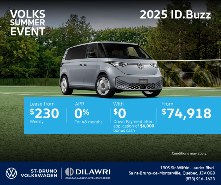 Get the 2025 Volkswagen ID.Buzz