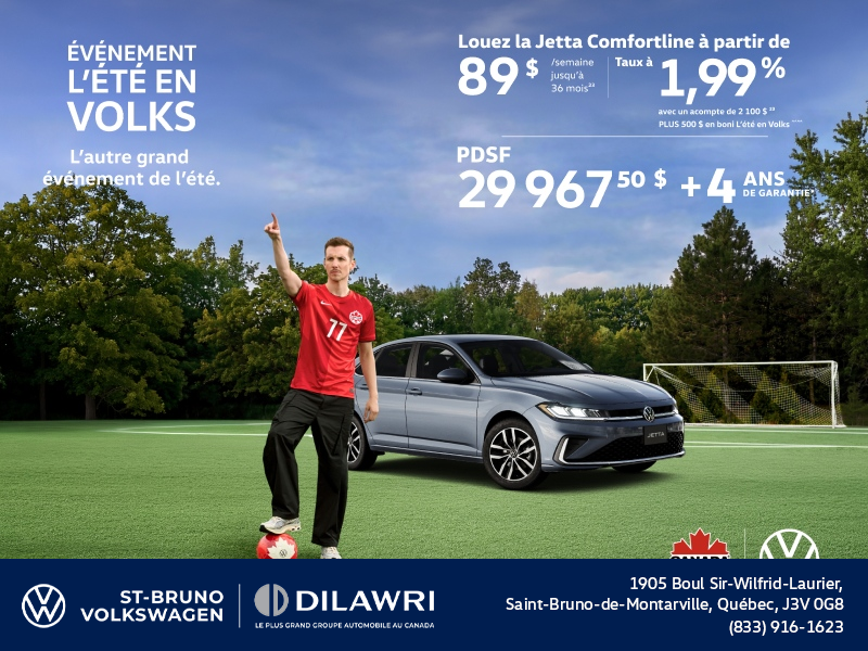 Procurez-vous la Volkswagen Jetta 2026