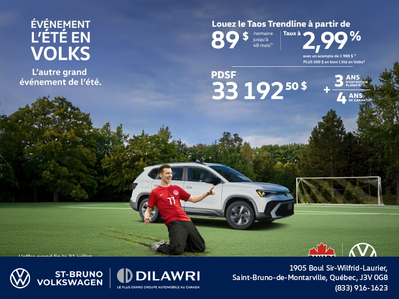 Procurez-vous le Volkswagen Taos 2026