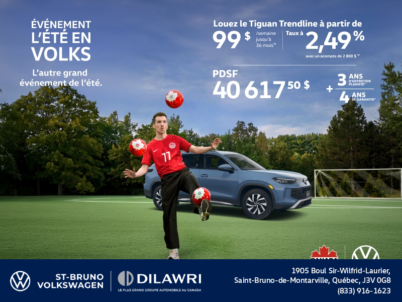 Procurez-vous le Volkswagen Tiguan 2026