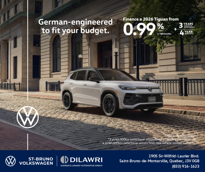 Get the 2026 Volkswagen Tiguan