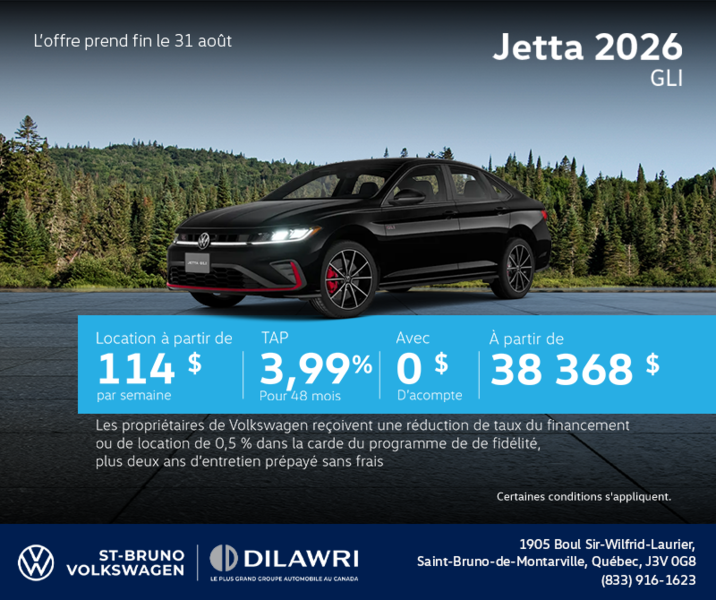 Volkswagen Jetta GLI 2026